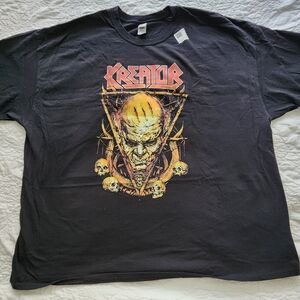 Kreator Graphic Band Tshirt, Black, 4XL, 100% Cotton, NWT
